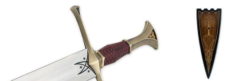Isildur Sword and plaque